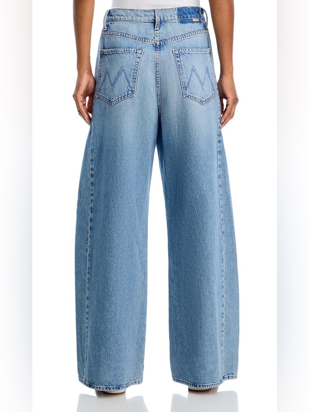 NWOT MOTHER The Pipe Dream Button Sneak Jeans Size 27 Leap at the Chance wash - Picture 3 of 8
